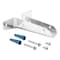 Prime-Line Wing Urinal Bracket, 1-1/4 in. x 6 in., Zamak, Chrome Plated, with Fasteners (Single Pack) 656-6443 - alternate 1